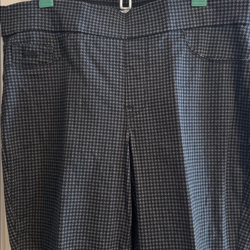 Black and Gray Checkered Pants